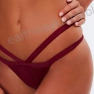 Lioness Black Strappy Bikini Bottom